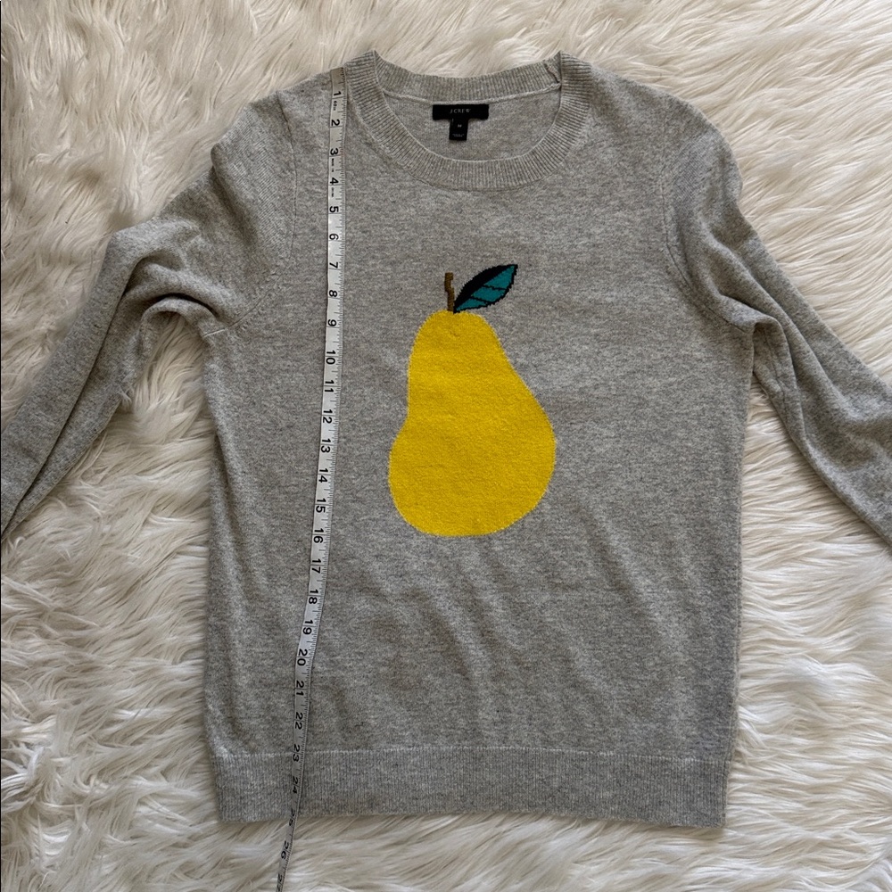 J. Crew Gray Pullover Crew Neck Sweater Size M - Picture 7 of 7